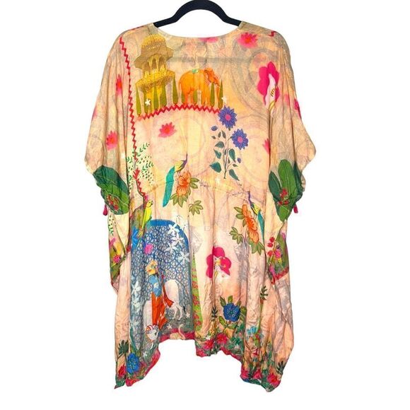 The Boozy Button Multicolored Tunic Lightweight Top Women’s OS - Picture 5 of 5